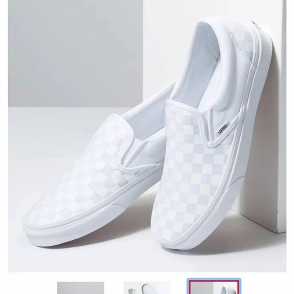White slip on vans - Picture 3 of 7